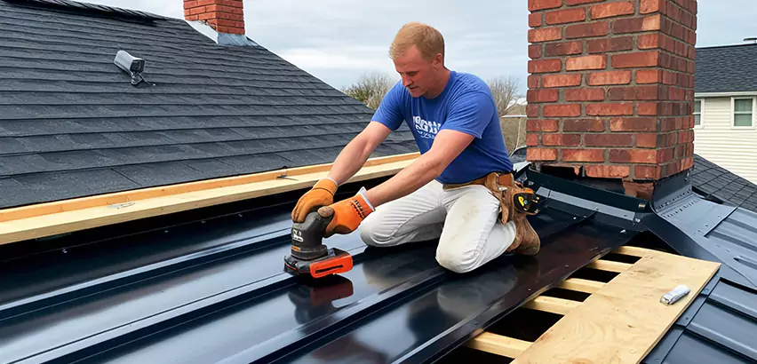 Metal Barn Roof Replacement in Northbrook
